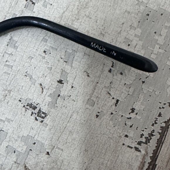 BARON Mens Eyeglasses Round Vintage Spectacles Nose Guards Grandpa Santa - Picture 7 of 11